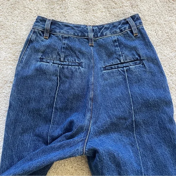 self-portrait Denim Jumpsuit jean size 2